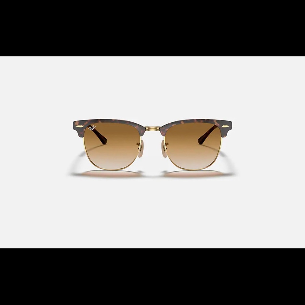 Rayban Clubmaster Metal — Tortoise Shell